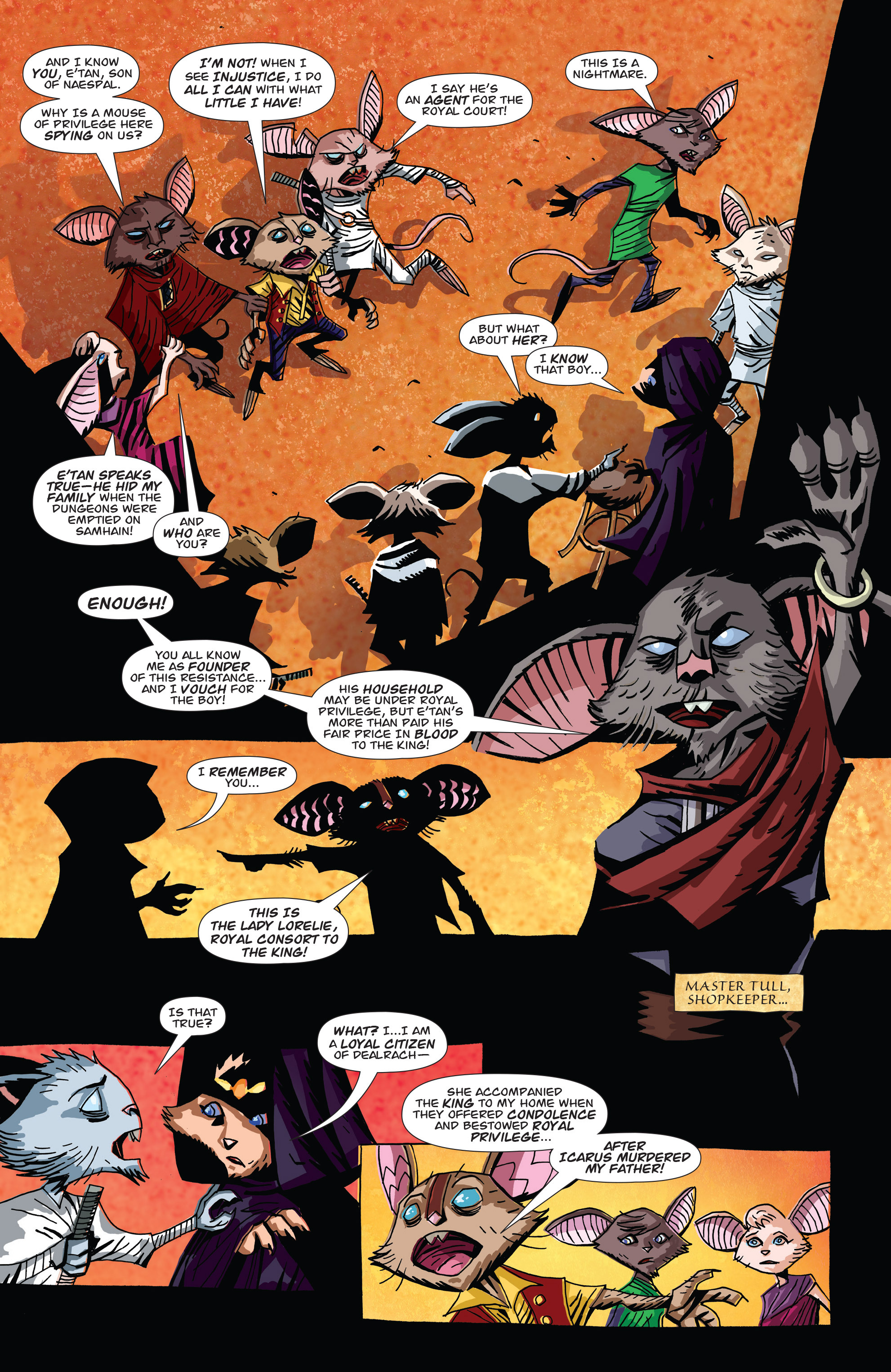 Read online The Mice Templar Volume 3: A Midwinter Night's Dream comic -  Issue # _TPB - 210