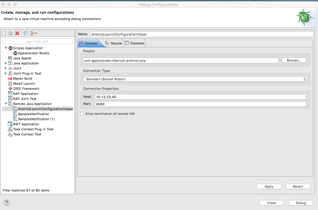 Java and Eclipse Plugin Development: Eclipse RCP remote debugging