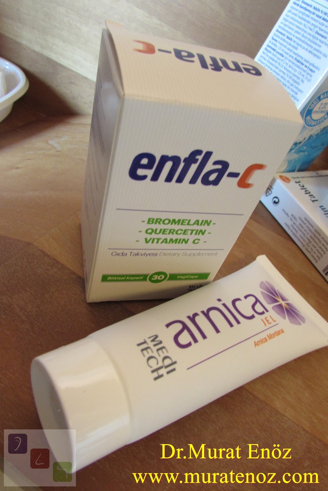 enfla c tablet ve arnica jel