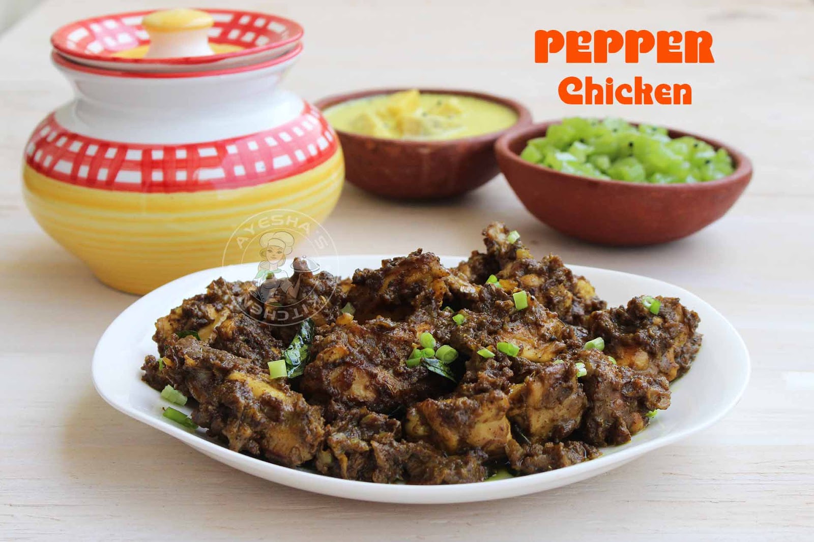 CHICKEN RECIPES PEPPER CHICKEN Indian style Pepper Chicken