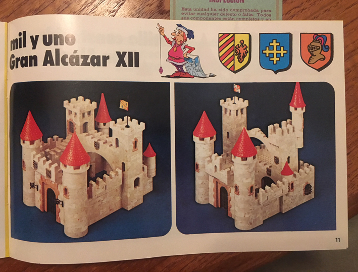 EL MILLONCETE MANUAL DE INSTRUCCIONES EXIN CASTILLOS "GRAN ALCÁZAR"