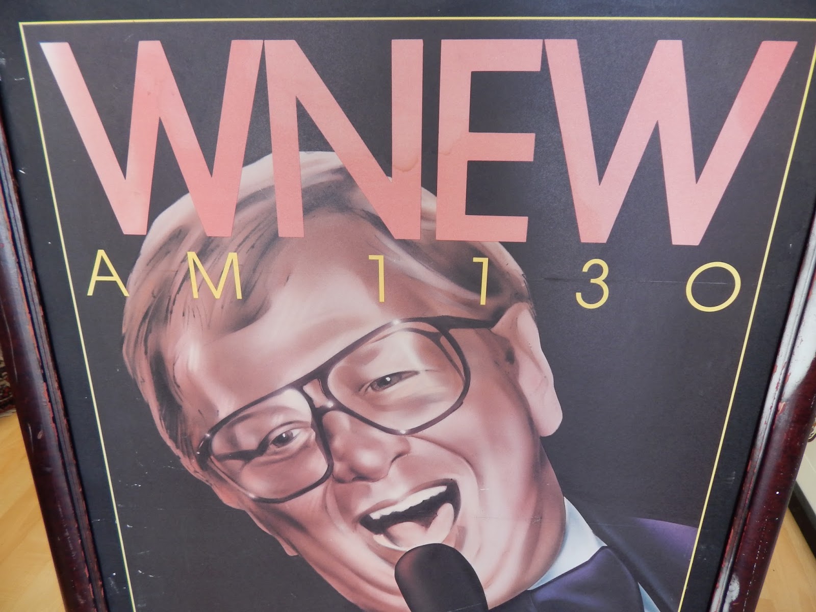 13909 Antiques Vintage WNEW Mel Torme Poster (Framed)