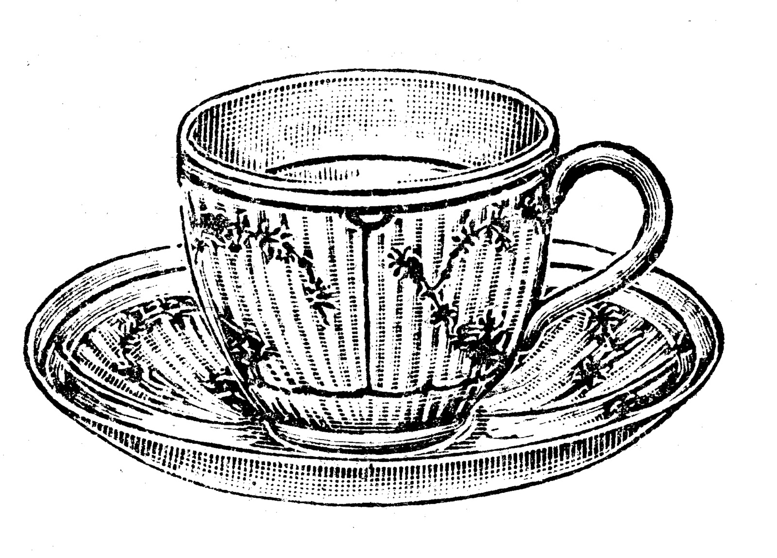 vintage clip art tea cups - photo #36