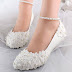 White wedding shoes to Get Inspired