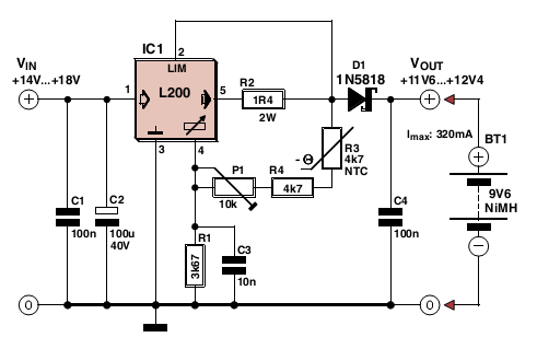 Схема печатной платы зарядного устройства