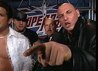 WCW Superbrawl 2000 -  The Mamalukes talk to Disco Inferno