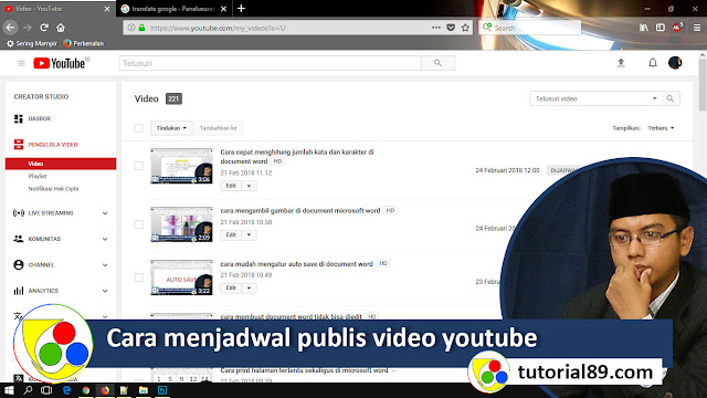 Cara mudah menjadwalkan video youtube sesuai keinginan Cara mudah menjadwalkan video youtube sesuai keinginan