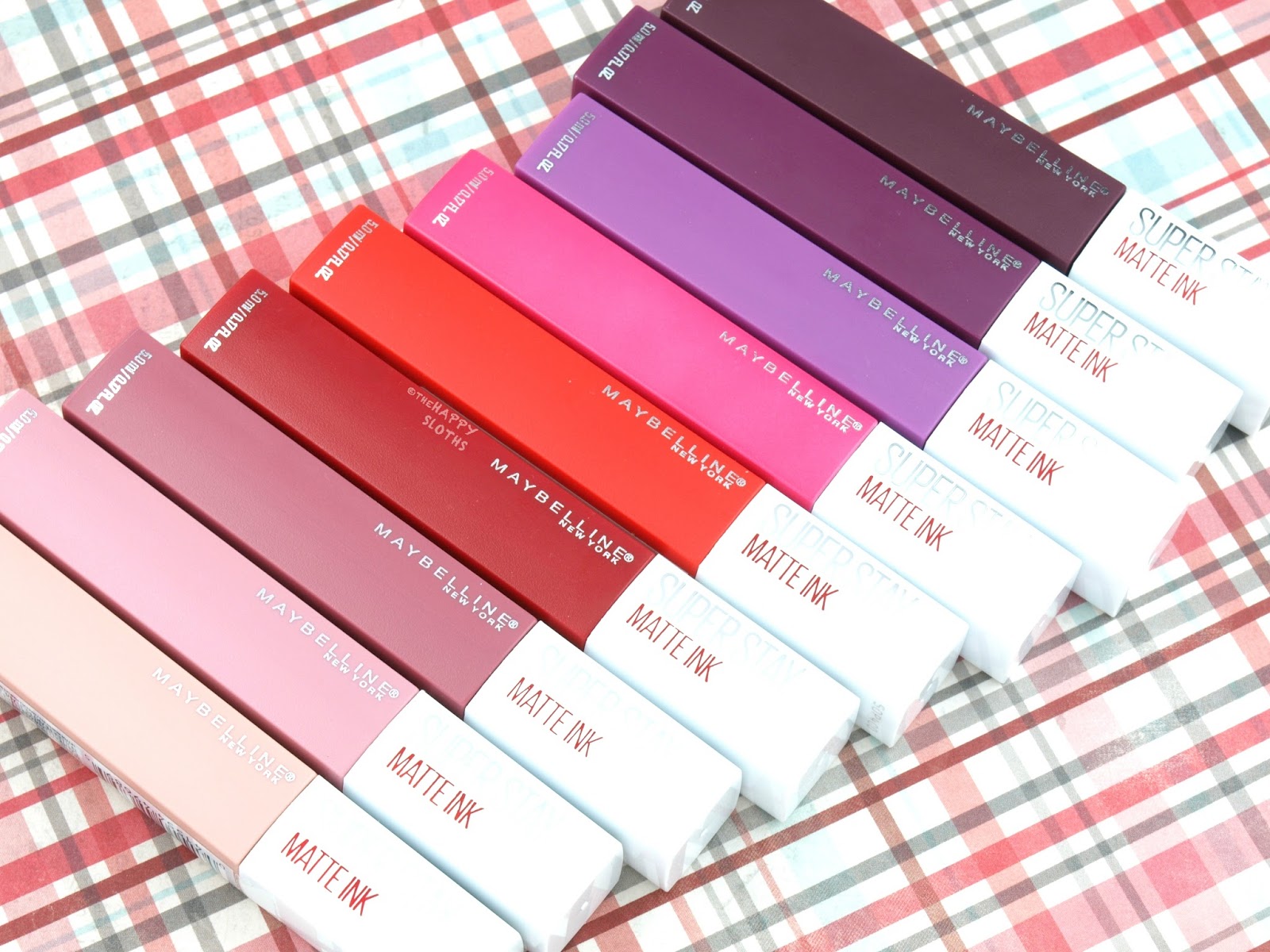 Maybelline Superstay Matte Ink Liquid Lipstick: Review and Swatches