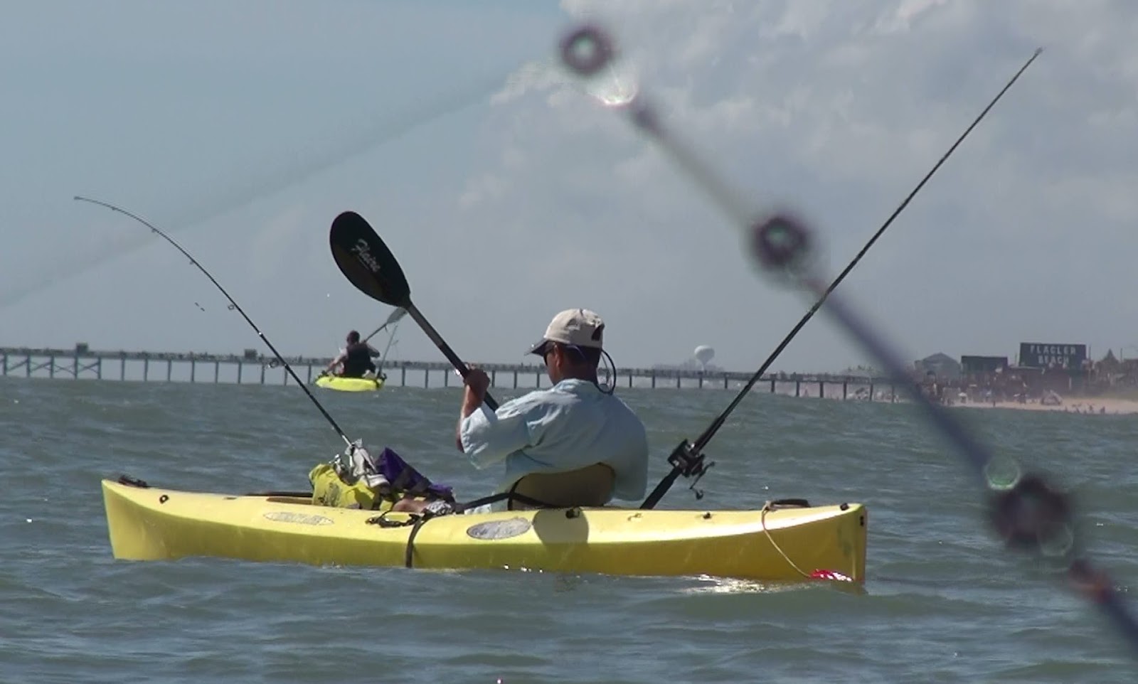 Kayak Angling for Big Fish Kayak Surf Fishing Report 72112