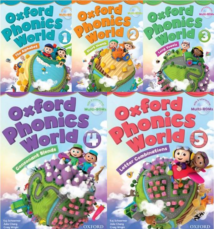 Oxford phonics world from 1 to 5 - Bright minds
