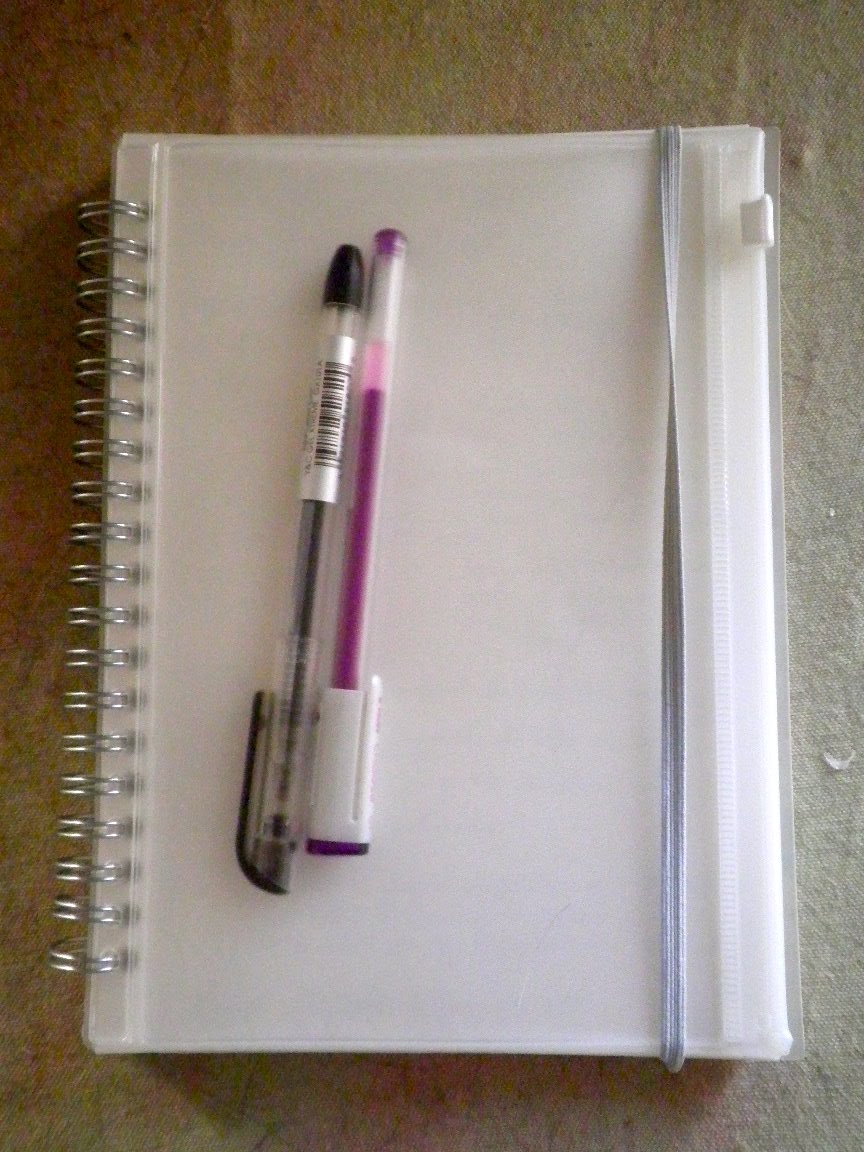 Pocket Blonde Muji Double Ring Notebook