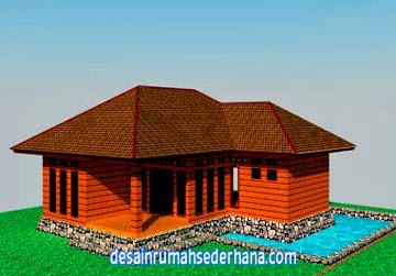 Desain Rumah  Kayu  Mungil  Bisa Untuk Villa Desain Rumah  