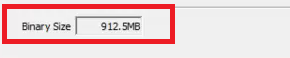 tanda firmware berhasil di import