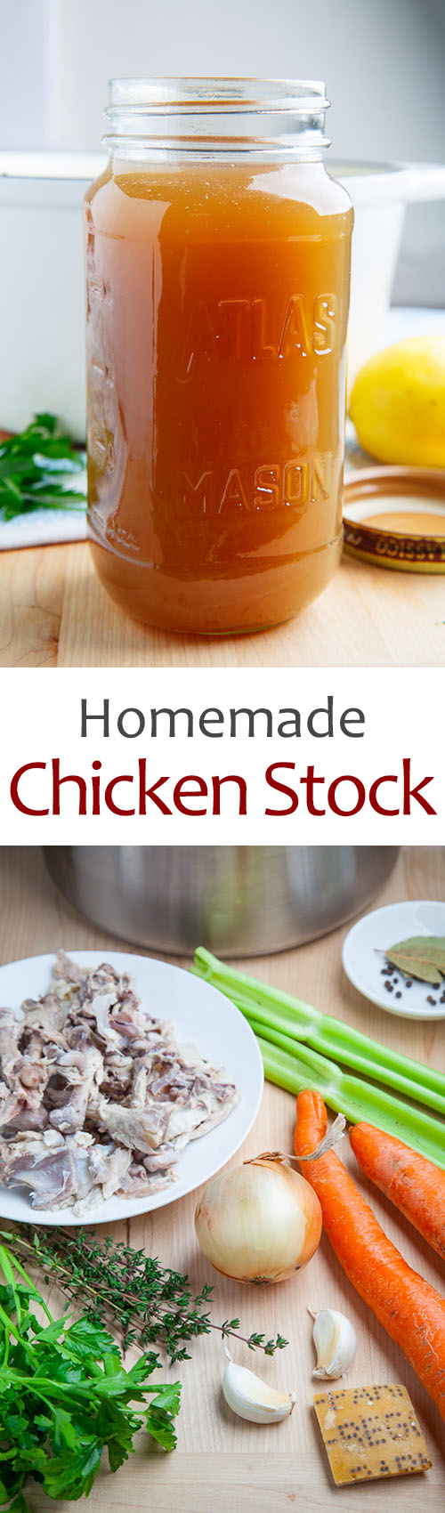 Easy Homemade Chicken Stock Recipe on Closet Cooking