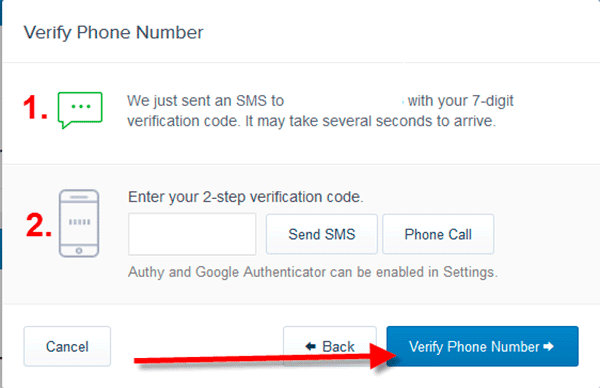 Phone number verification code. Verify. Verify Phone. Sent verification code. Verify number.