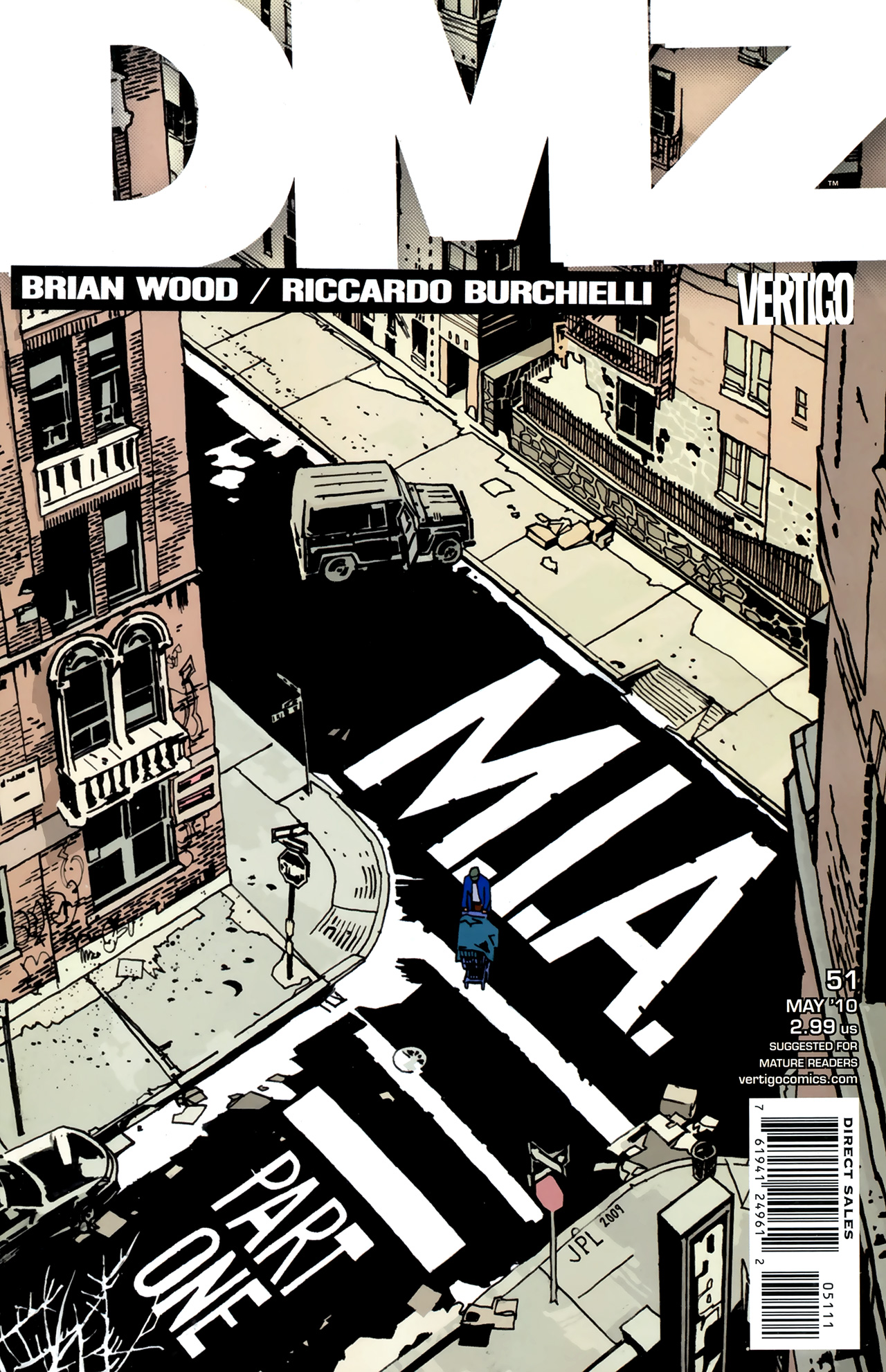 Read online DMZ (2006) comic -  Issue #51 - 1