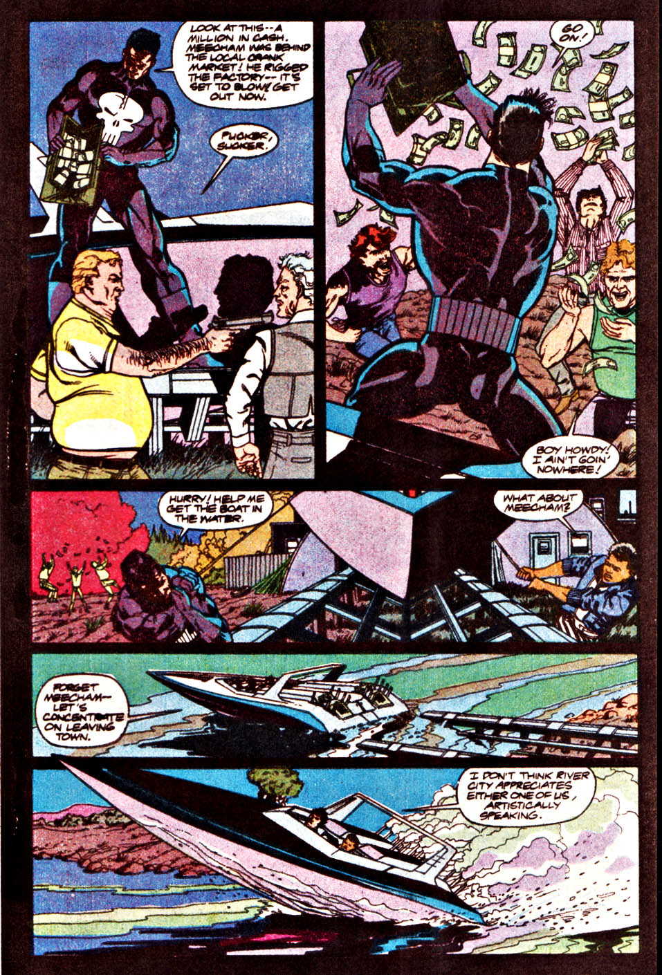 Read online The Punisher (1987) comic -  Issue #44 - Flag Burner - 22