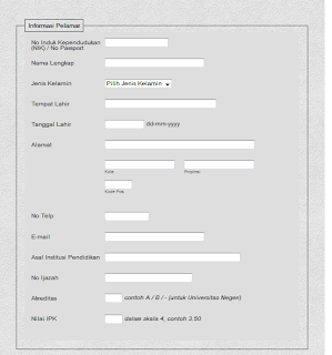 Cara pengisian formulir cpns online 2013 cara mendaftar cpns secara online