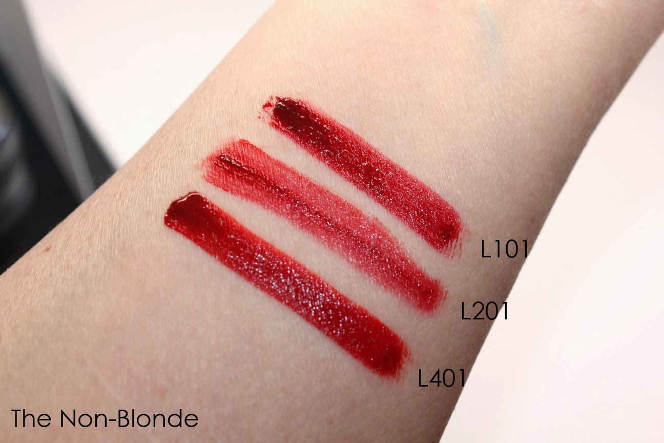 Red By Faas: Comparison Swatches | Non-Blonde