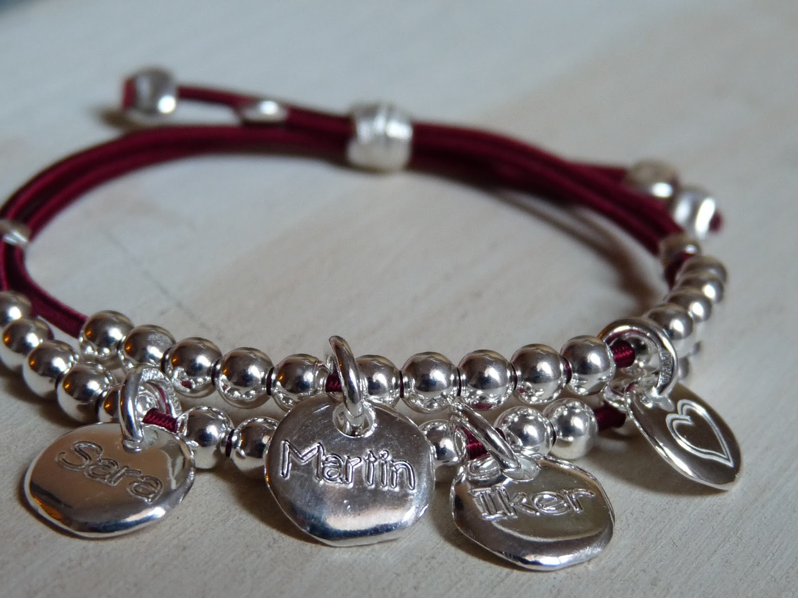 MEDALLAS : PULSERA DE FAMILIA: Aniversario