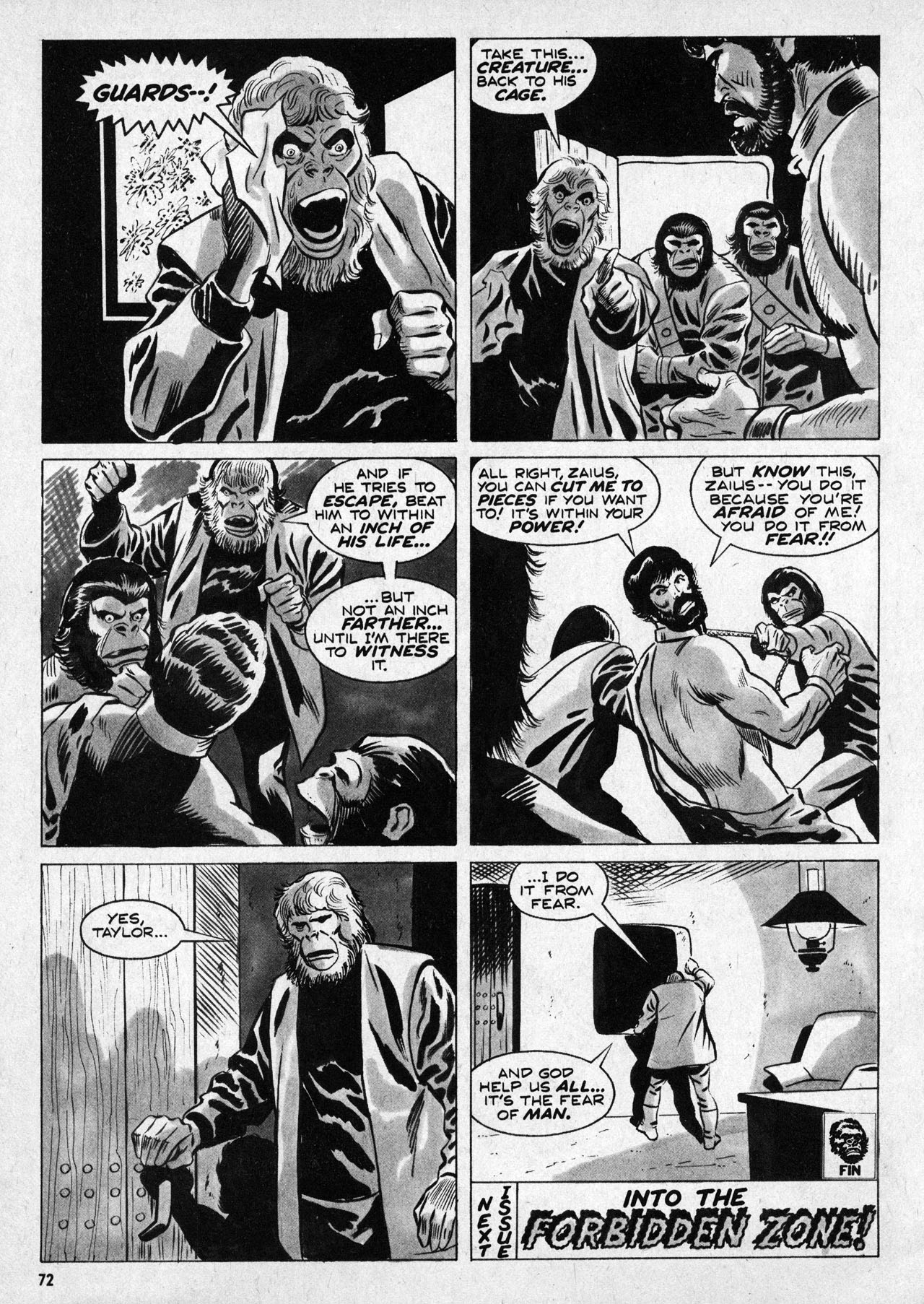 Read online Planet of the Apes comic -  Issue #4 - 66