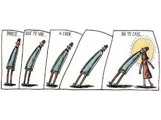 Liniers-tiras-frases-radio-saudade Tira de Liniers: Parece...que te vas...a caer...no te caés