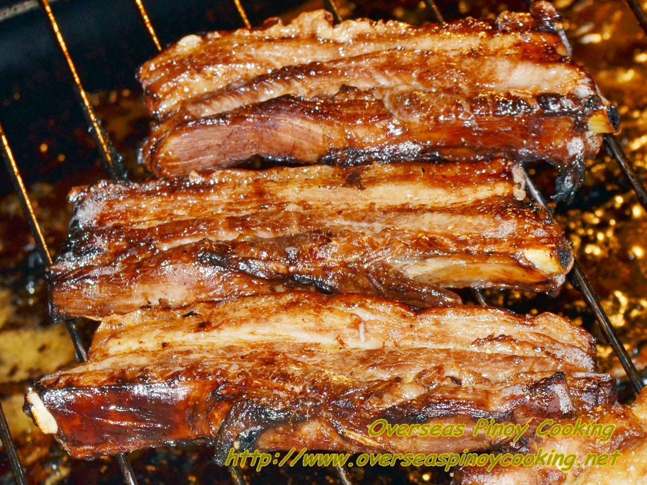 Oven Grilled Liempo, Pinoy Barbecue Style