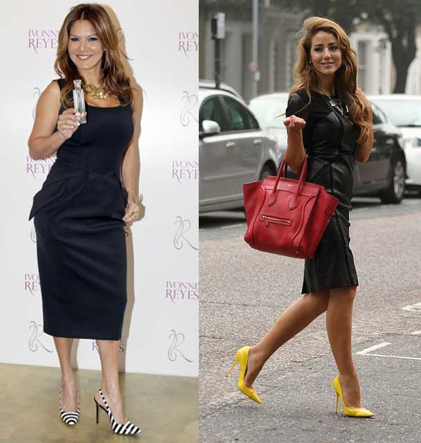 Como combinar los zapatos con un vestido negro