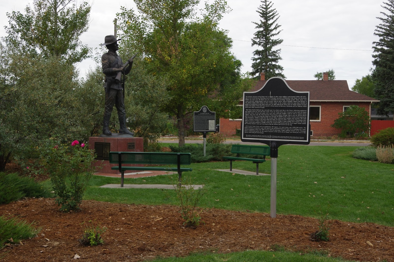 Some Gave All Cheyenne Wyoming's Buffalo Soldier Monument, Vernon