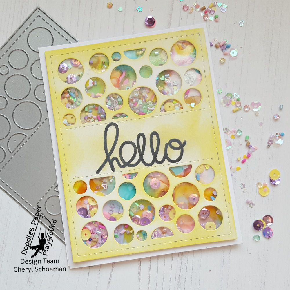 Doodles Paper Playground Guest Post by Designing Diva Cheryl Schoeman Sweet Hello