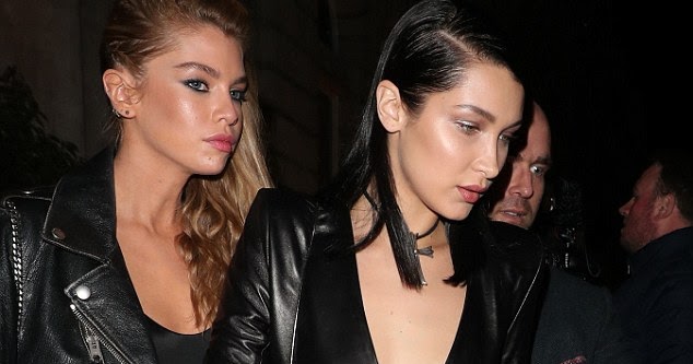 Bella Hadid and Stella Maxwell 'spotted passionately KISSING at fashion