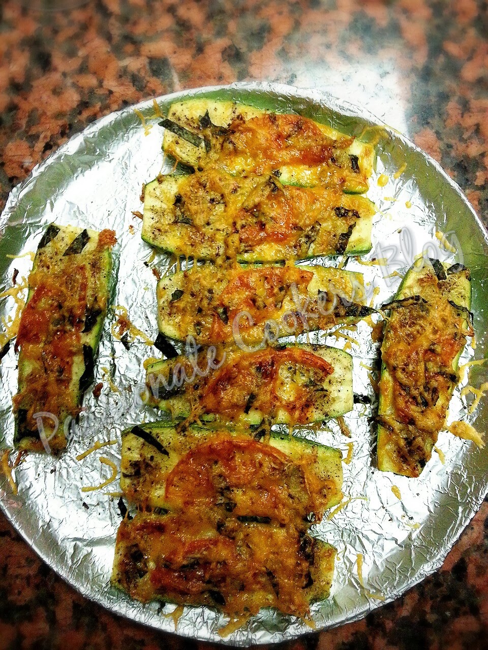 Baked Garlic Zucchini