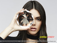 jenner kendall [images photos] crystal piece holding in hand near the eye