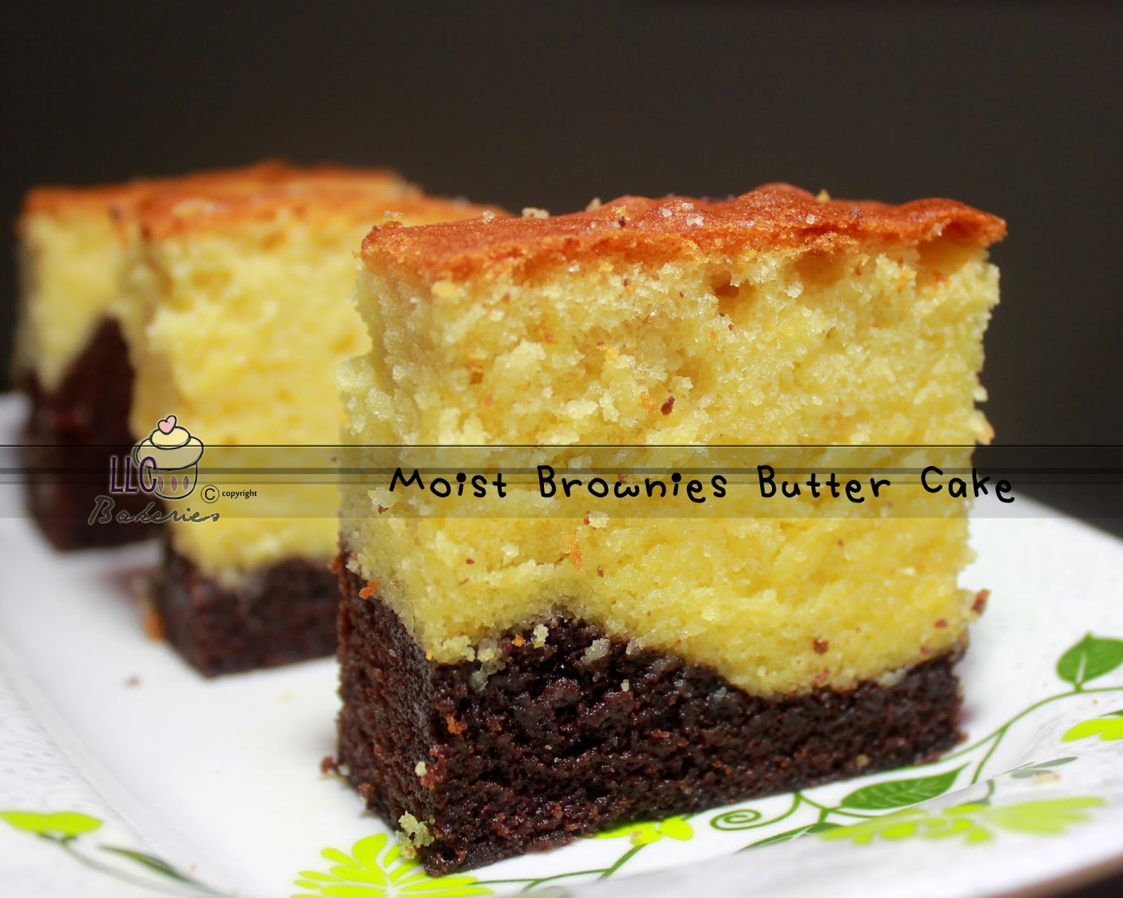 Mini Brownie Butter Cake - Rasa Malaysia