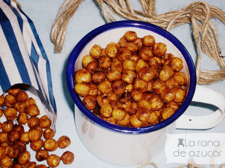 La rana de azúcar Garbanzos picantes asados