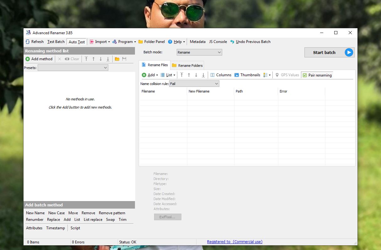 Advanced Renamer License key