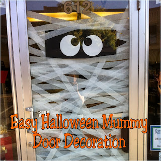  Easy Halloween Mummy Door Decoration