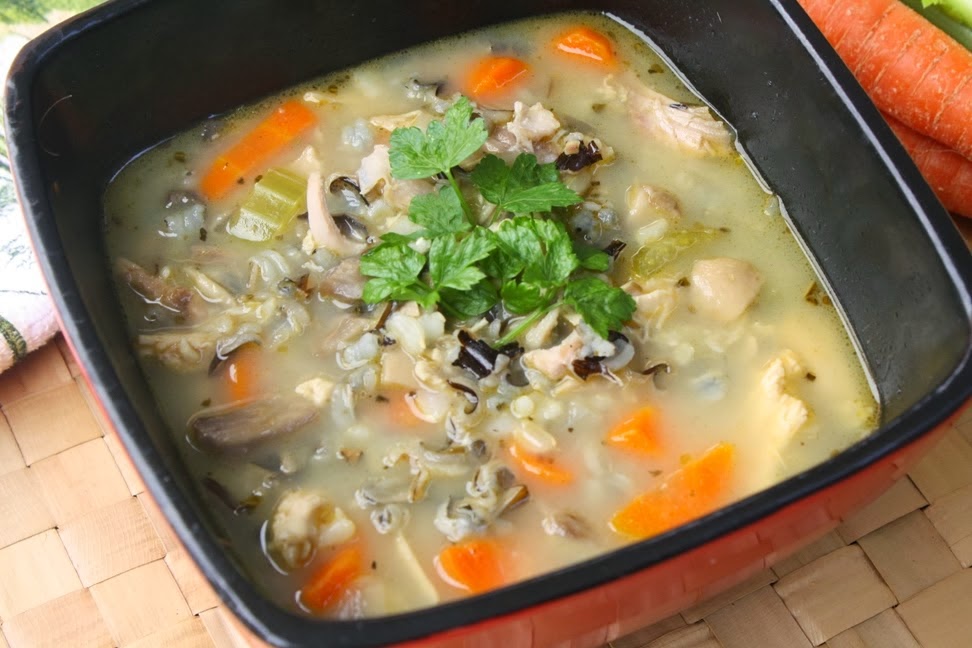 http://www.theeverythingkitchen.com/wild-rice-soup/