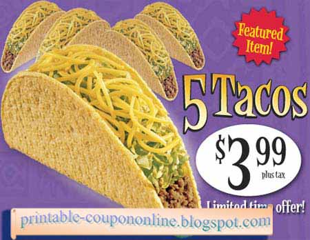 Taco bell canada coupon 2018