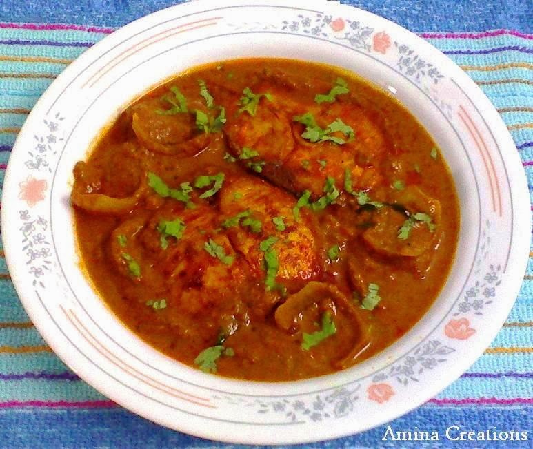 AMINA CREATIONS FRIED FISH CURRY