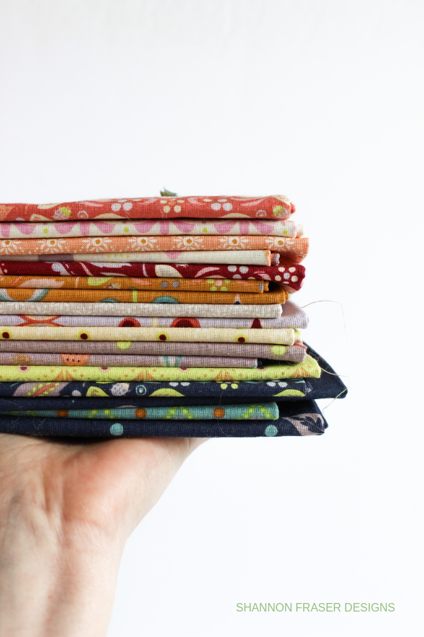 Forest Fables fat quarter bundle | Fall Irish Vortex Quilt | Shannon Fraser Designs