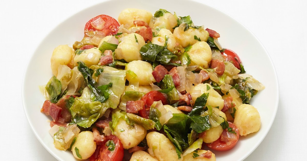 40 going on 28: TK's Recipe of the Week: Gnocchi with Bacon and Escarole