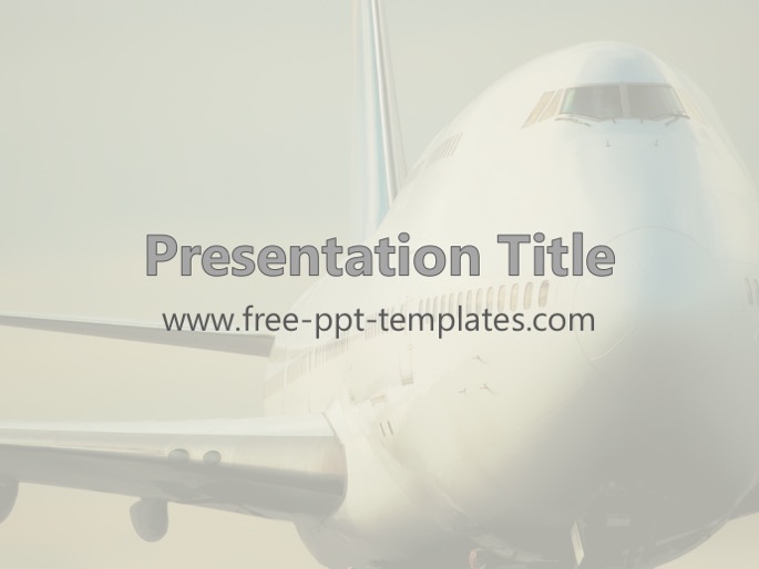 Airplane Ppt Template Mr Templates