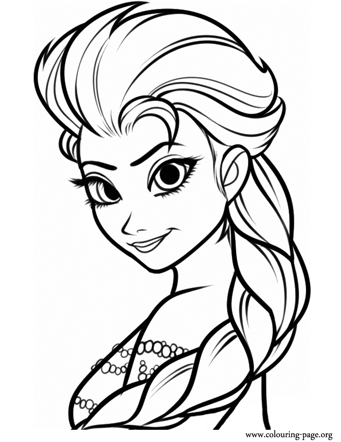 Frozen: Imágenes de Elsa para colorear, para Imprimir Gratis. - Ideas y  material gratis para fiestas y celebraciones Oh My Fiesta!