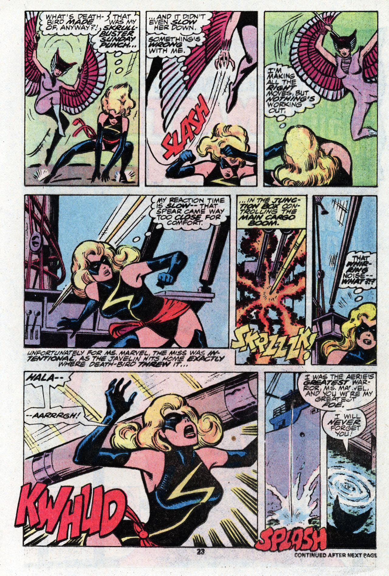 Read online Ms. Marvel (1977) comic -  Issue #22 - 25