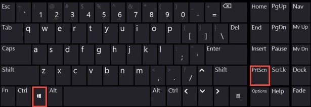 windows screenshot hotkey