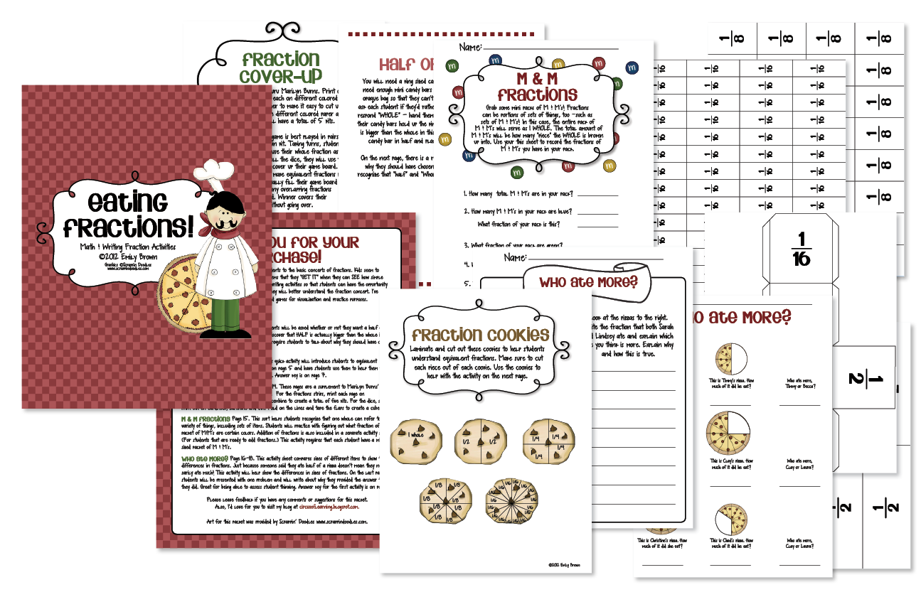 Test: Eating Fractions & Another FREEBIE!