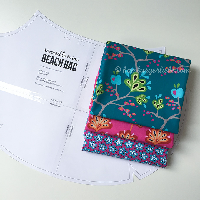 Reversible Mini Beach Bag Tutorial DIY Tutorial Ideas!