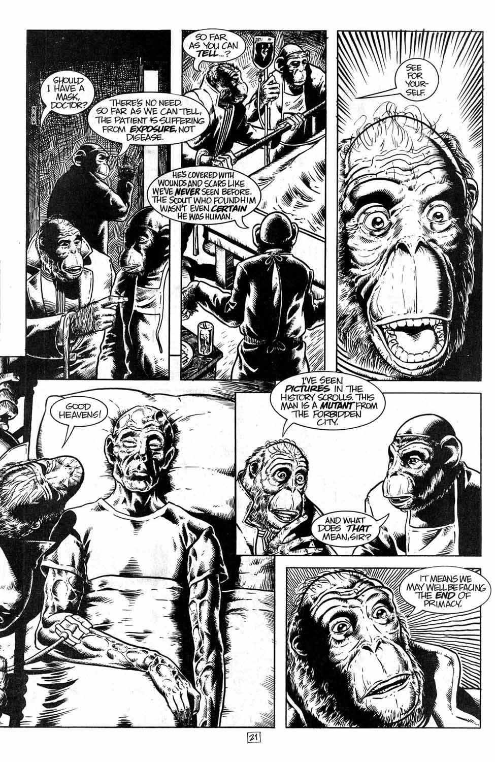 Read online Planet of the Apes: The Forbidden Zone comic -  Issue #1 - 23