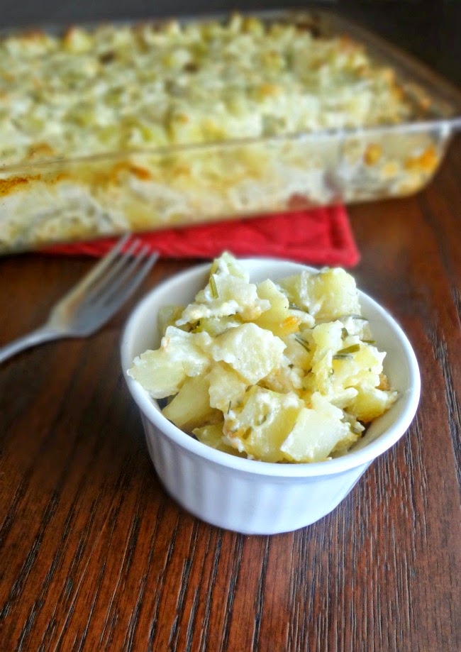 The Cooking Actress Homemade Potato Casserole